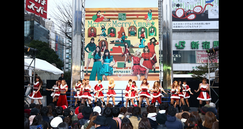E-girls、新宿スクエアにてサプライズライブを開催！