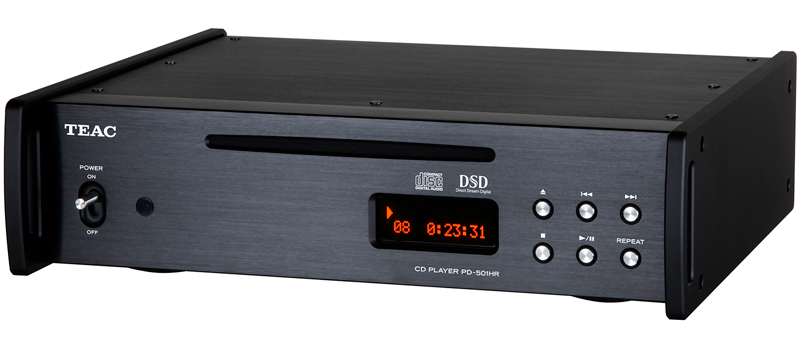 ティアック、DSD対応CDプレーヤー「PD-501HR-SE」をリリース