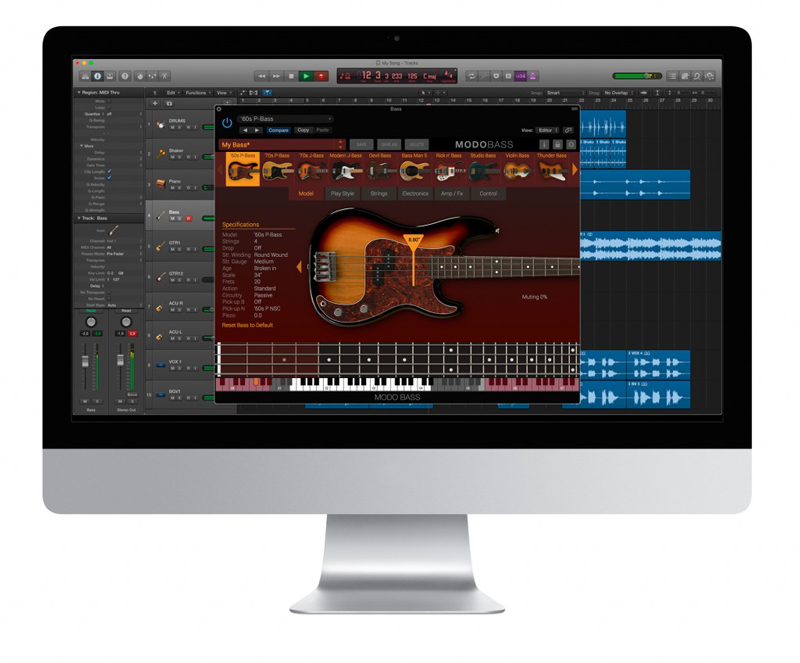 IK Multimedia、6弦モデルやドロップAチューニング機能などを追加した「MODO BASS Ver. 1.5」を公開