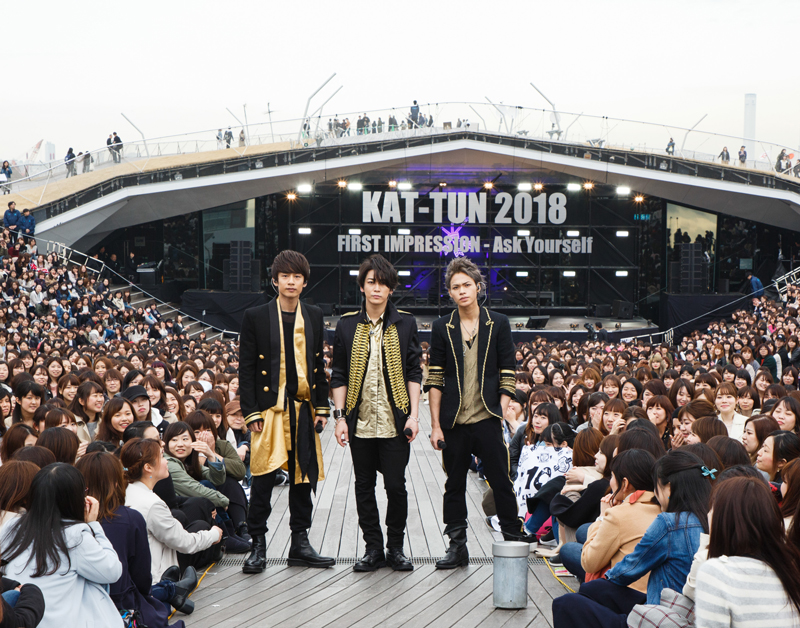 KAT-TUN、デビュー記念日に12周年イベントを開催。ジャニーズ事務所初のライブ配信も実施