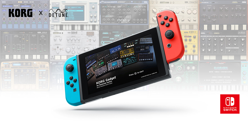 コルグ、「KORG Gadget for Nintendo Switch」の発売日が4月26日に決定！