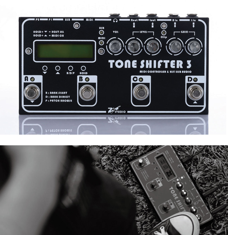 キクタニミュージック、フットスイッチ型のオーディオインターフェイス「tone shifter 3」をリリース！