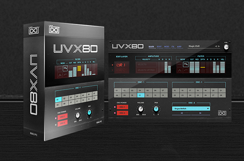 UVI、80'sシンセの秘宝をフィーチャーした音源ライブラリー「UVX80」リリース！