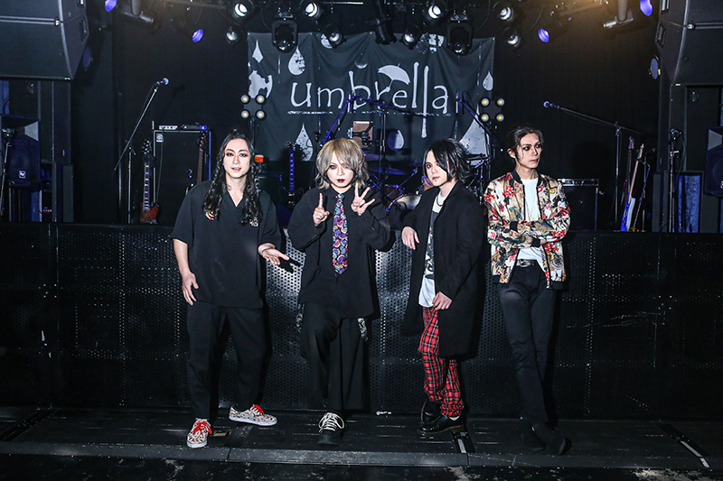 3月18日（土）umbrellaが、結成13周年記念ライヴを地元大阪のLive House ANIMAにて開催