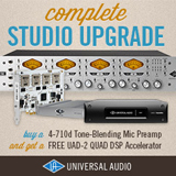 フックアップ、マイクプリアンプ「4-710D」に「UAD-2 QUAD」が無償でバンドルされるキャンペーンを実施！