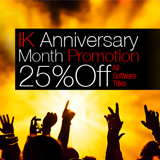 2017年4月1日から4月30日まで「IK Anniversary Month」プロモーションを実施中！