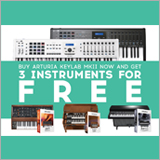 コルグ、ARTURIAホリデー・キャンペーン「Art of Keys Campaign」を実施中