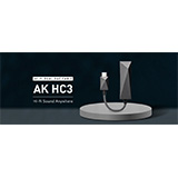 アユート、大人気のHi-FiポータブルUSB-DACシリーズ第3弾『AK HC3』をリリース！（ESS ES9219MQデュアルDAC搭載、3.5mm4極マイク入力とMQAに対応）