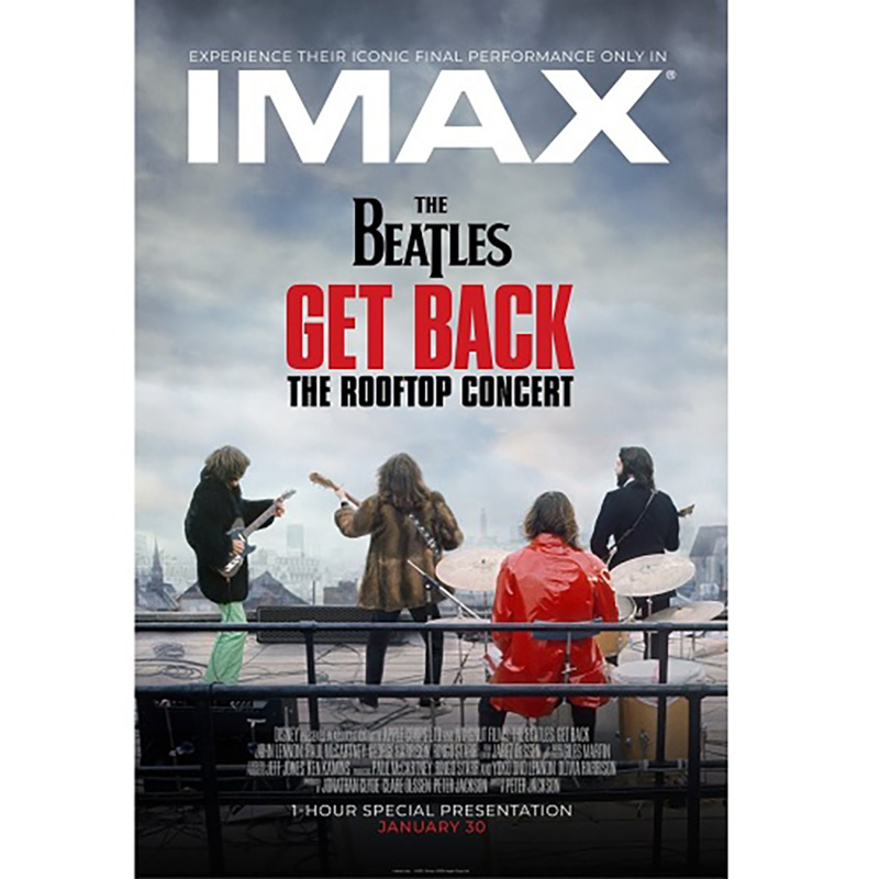 『ザ・ビートルズ：Get Back-ザ・ルーフトップ・コンサート』告知ポスターの発売が決定！