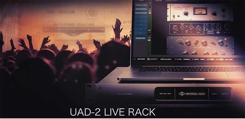 ライブサウンド用リアルタイム・エフェクトプロセッサー「Universal Audio UAD-2 Live Rack」が新登場