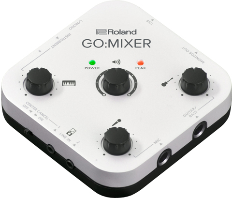 ローランド　Go mixer  GO:MIXER ミキサー　インターフェース Roland GO:MIXER PRO-X】配信からWeb会議やオンラインレッスン
