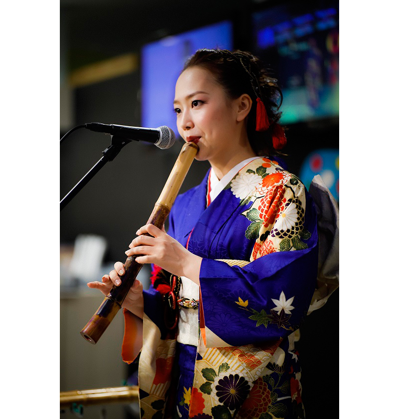“美人すぎる尺八奏者”Bamboo Flute Orchestraがスカイツリーにてリリースイベントを開催！
