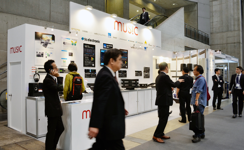 MUSIC Group Commercial JPブース（Inter BEE 2015）