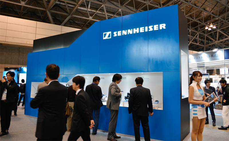 ゼンハイザージャパンブース(Inter BEE 2015)