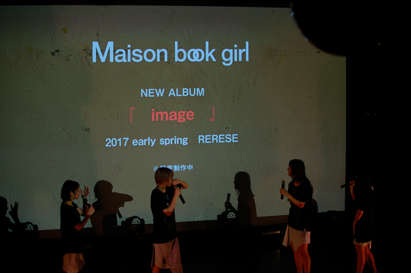 Maison book girl、超満員のワンマンライブでニューアルバム『image』のリリースを発表