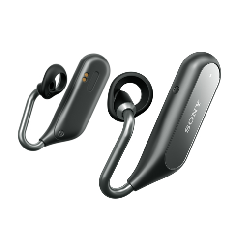 ソニーモバイル、耳をふさがないイヤホン「Xperia Ear Duo」をリリース