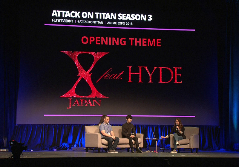 X JAPAN、新曲「Red Swan」がTVアニメ『進撃の巨人 Season3』のオープニングテーマに決定