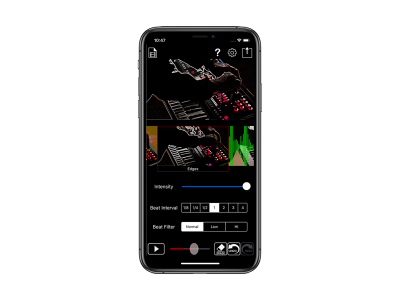 ローランド、ビートに合わせて視覚効果を加えるiOS動画作成アプリ「Beat Sync Maker」をリリース