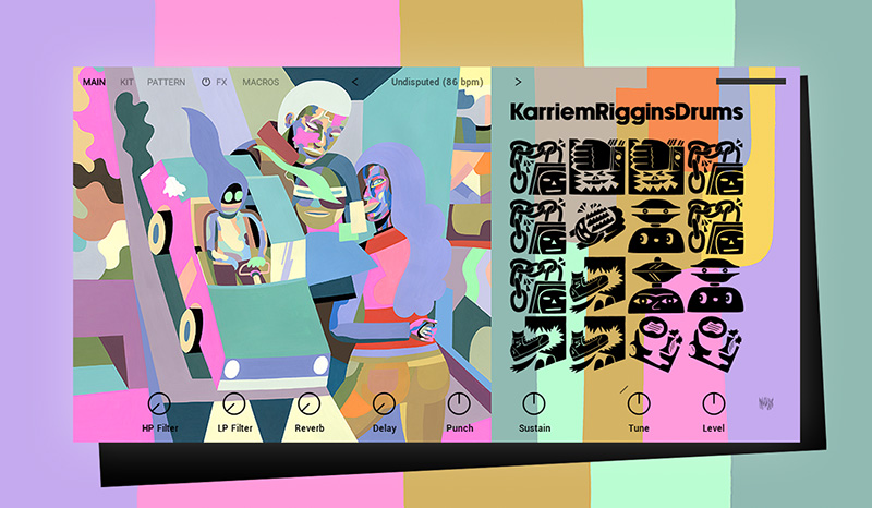 Native Instruments、最新Play Series音源「KARRIEM RIGGINS DRUMS」をリリース！