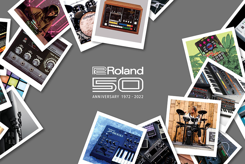 創業50年を記念する特設ウェブサイト『Roland at 50』