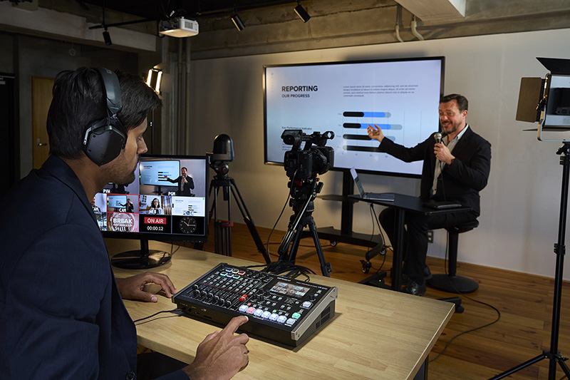 ローランドからビジネス会議やウェビナーなど動画配信に最適なコンパクト・サイズのAVミキサー「VR-6HD」がリリース