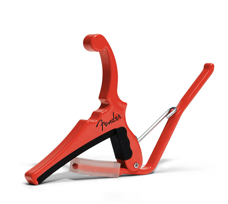 キョーリツコーポレーションからKyser「Kyser x Fender "Classic Color" Quick-Change Capo」の新色「KGEFFRA Fiesta Red」がリリースされた。