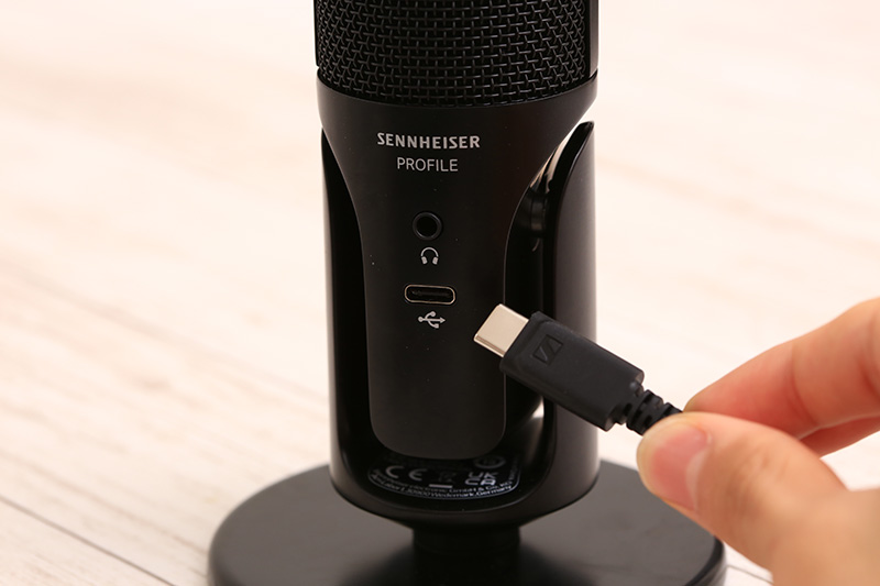 徹底レビュー】ゼンハイザー「Profile USB Microphone」（USBケーブル1