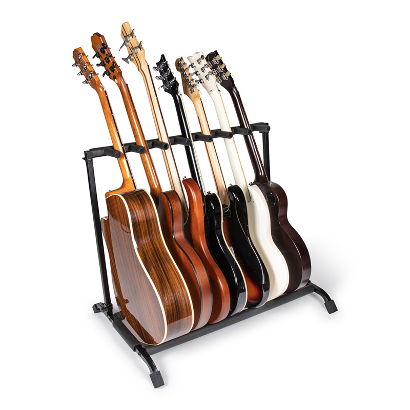 キョーリツコーポレーションから７本収納モデルのギタースタンドGator Frameworks「Rok-It Collapsible 7 Guitar Rack」がリリースされた。