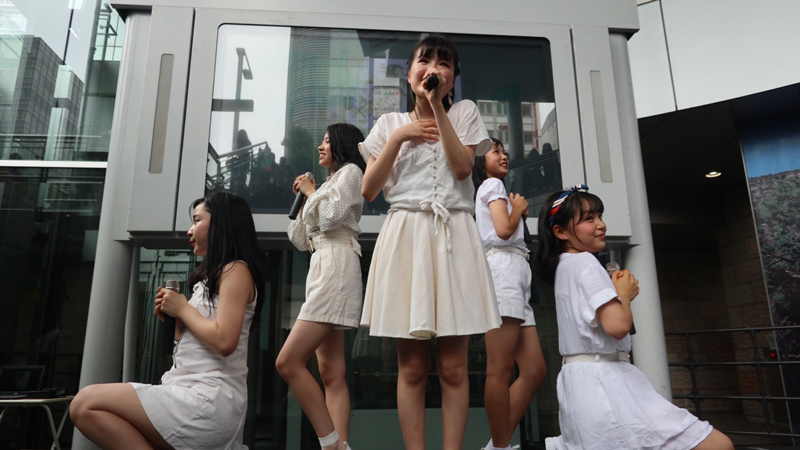テーマパークガール、名古屋・SUNSHINE SAKAEでメジャーデビュー作品リリース記念イベントを敢行！（7月15日）