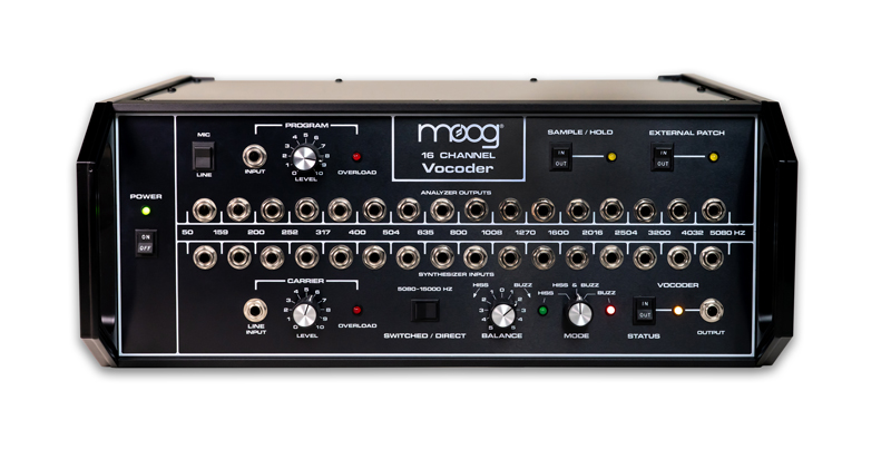 コルグ、Moog「16 Channel Vocoder」をリリース！（唯一無二のアナログ・ヴォコーダーが再び登場）
