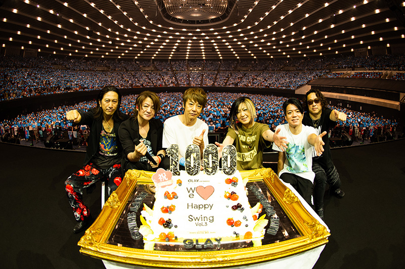 GLAY、大阪城ホールでのメジャーデビュー通算1000回目となるライブを開催！