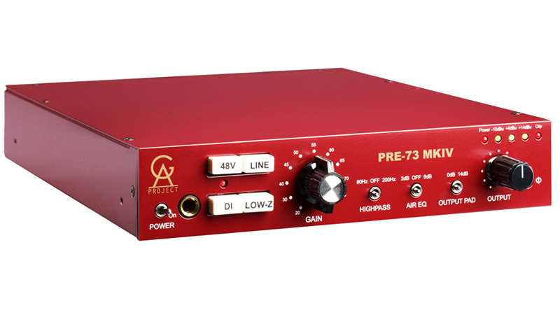 アンブレラカンパニーからクラシックNEVE1073の音質を高品位に再現したベストセラー、Golden Age Project『PRE-73 MKIV』がリリースされた。