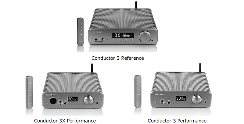 Burson Audio「Conductor 3 Reference」「Conductor 3X Performance」「Conductor 3 Performance」