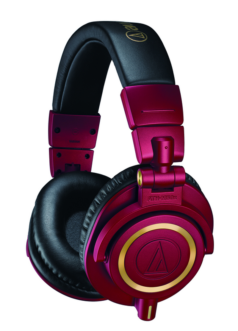 オーディオテクニカ、ヘッドホン「ATH-M50x」の限定モデル「ATH-M50xRD