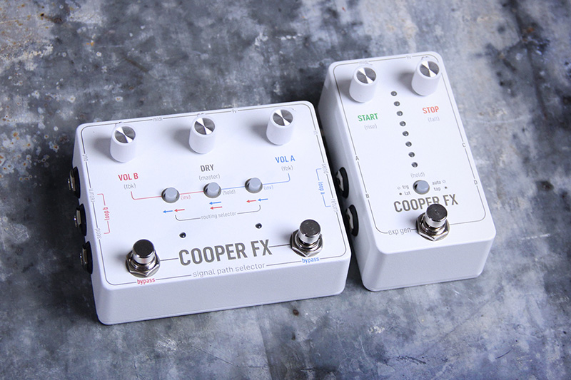 Cooper FX「signal path selector」と「exp generator」