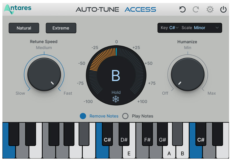 ディリゲントからシンプルで高品質なリアルタイムピッチ補正プラグイン、Antares「Auto-Tune Access 10」がリリースされた。