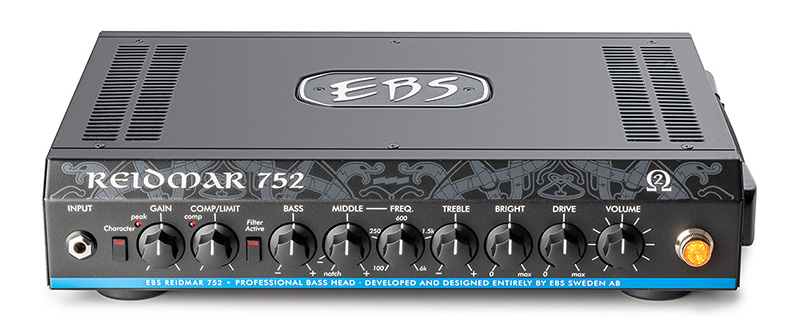 モリダイラ楽器、EBS「Reidmar 752」をリリース！（15インチ・ノートPC用バッグに収納可能 2Ω出力対応に進化した750W軽量アンプヘッド）