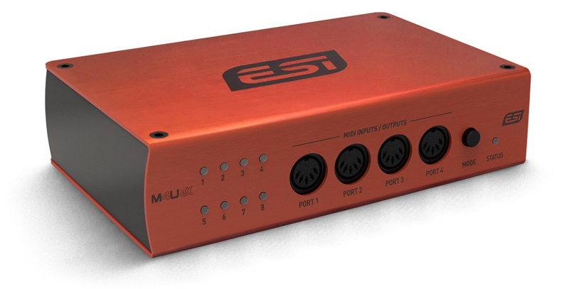 ディリゲント、ESI「M4U eX」と「M8U eX」をリリース！（USB 3.0 MIDIインターフェース）