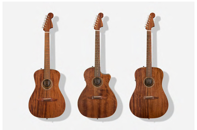 フェンダーミュージック、アコースティックギターを代表する「CALIFORNIA SERIES」に新モデルを追加！