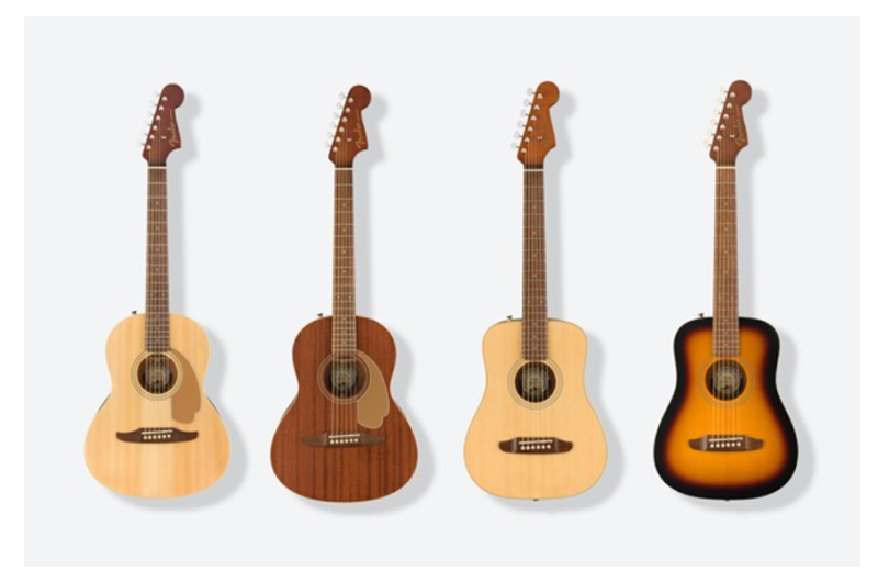 フェンダーミュージック、フェンダーのミニサイズのアコースティックギター『CALIFORNIA MINI』シリーズをついに販売開始！