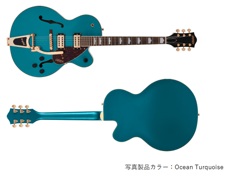 「G2410TG Streamliner™ Hollow Body Single-Cut with Bigsby® and Gold Hardware」