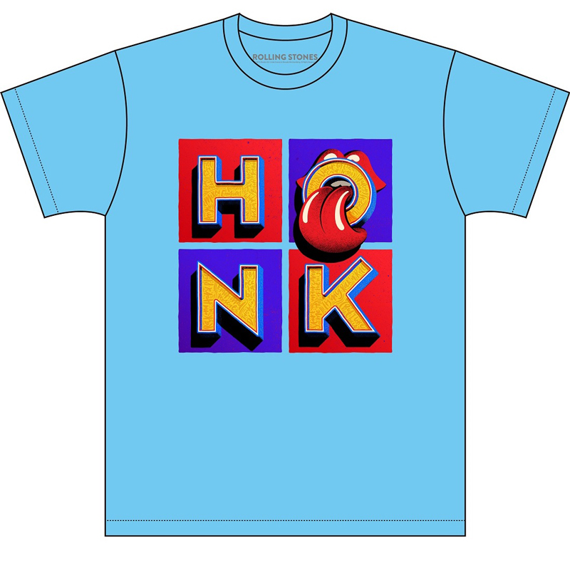 ザ・ローリング・ストーンズ最新ベスト・アルバム『HONK』公式Tシャツ