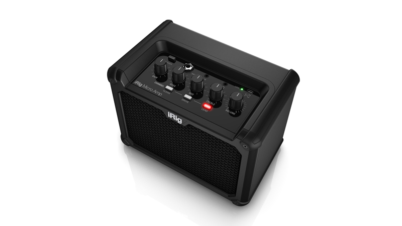 バッテリー駆動コンパクトギターアンプ、IK Multimedia「iRig Micro Amp」の発売日が4月8日に決定！
