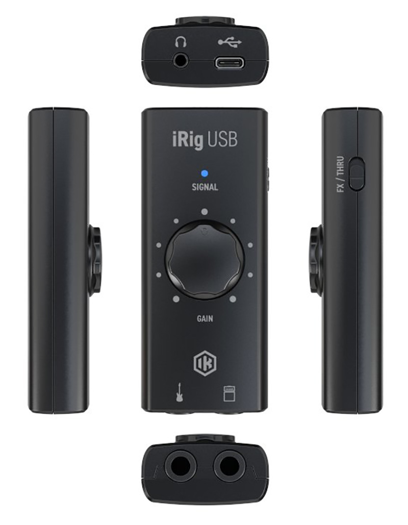IK Multimedia、「iRig USB」をリリース！（iPhone 15、iPad、Mac/PC対応のUSB-Cギター・インターフェース）