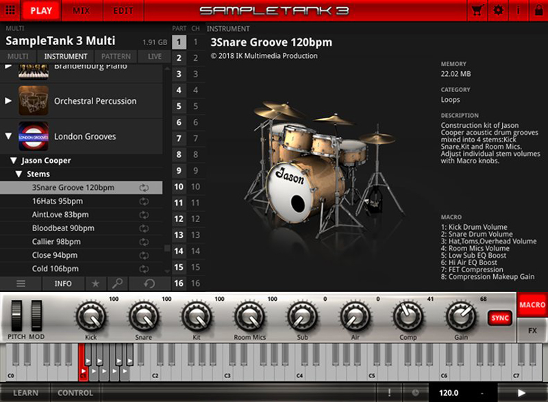 IK Multimedia、SampleTank 3対応の新作拡張音源「London Grooves」をリリース！