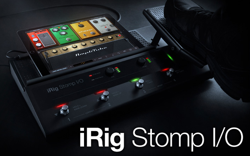 【NAMM 2018速報】IK Multimedia、「iRig Stomp I/O」を発表！