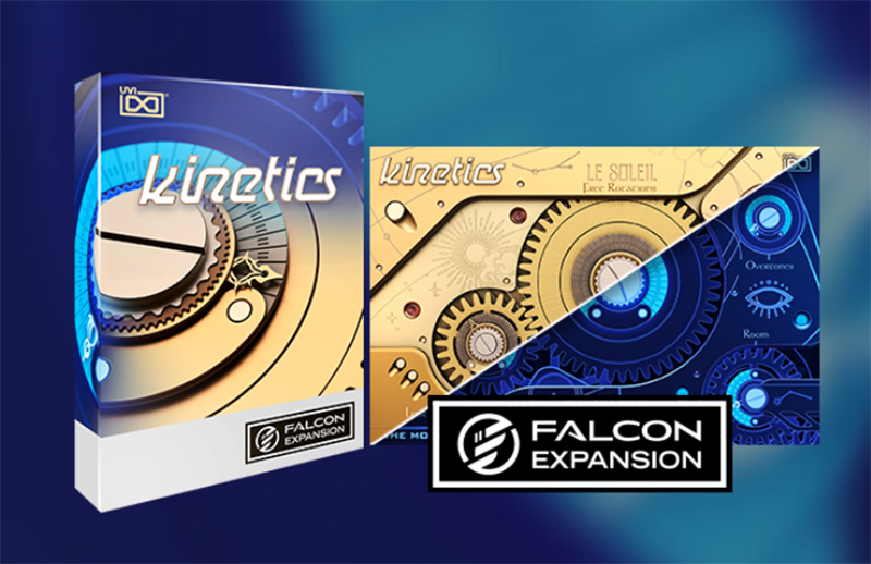 UVI、Falcon用の最新エクスパンション「Kinetics」をリリース！
