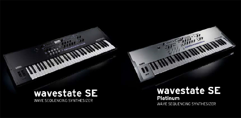 コルグから両手で存分に弾けるアフタータッチ付き61キー搭載シンセ「wavestate SE」「wavestate SE Platinum」がリリースされた。