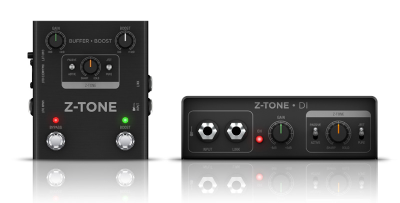 IK Multimedia、「Z-TONE Buffer Boost」と「Z-TONE DI」をリリース！（ギター、ベースの信号をバランス変換するだけではない、新発想のDI製品）