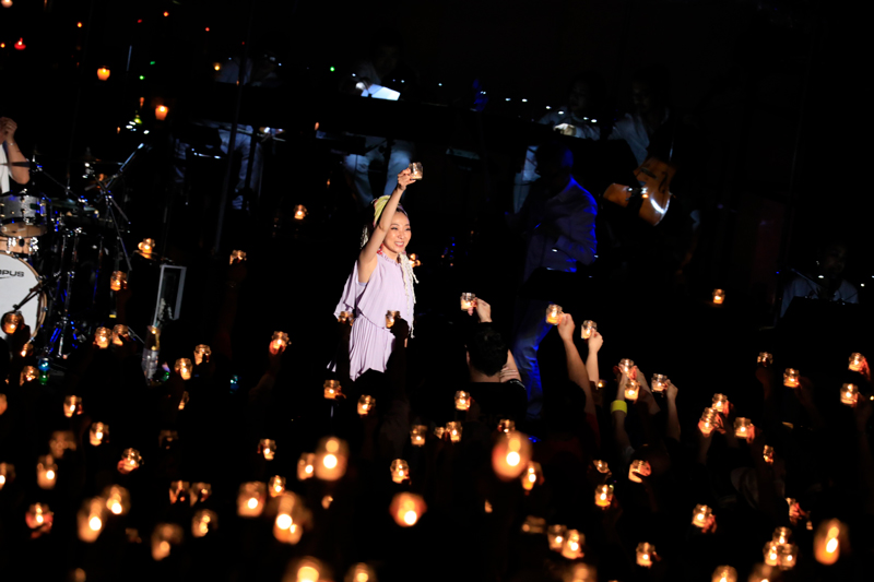 MISIA、福島・いわき市にて復興と平和への祈りを込めた「Misia Candle Night」を開催！